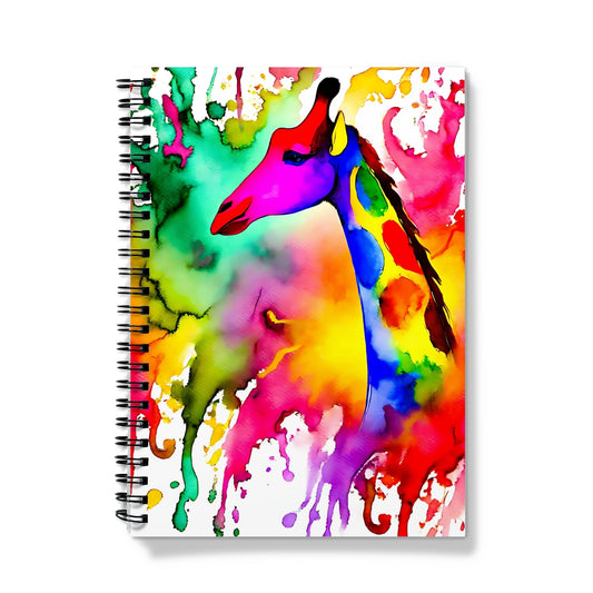 Giraffe Splash Spiral Notebook