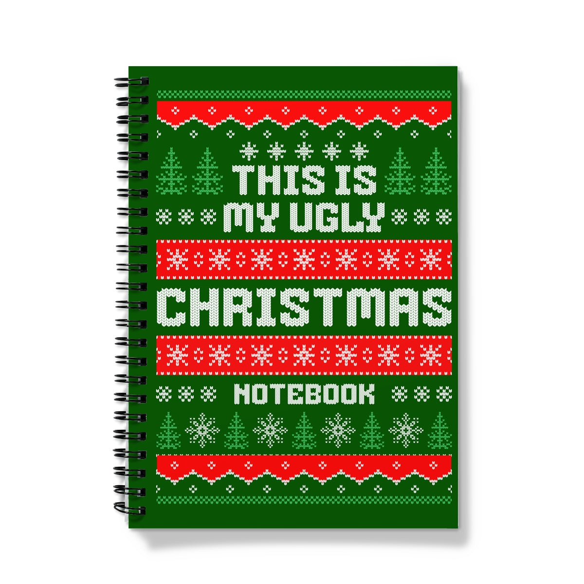 My Ugly Christmas Sweater Spiral Notebook