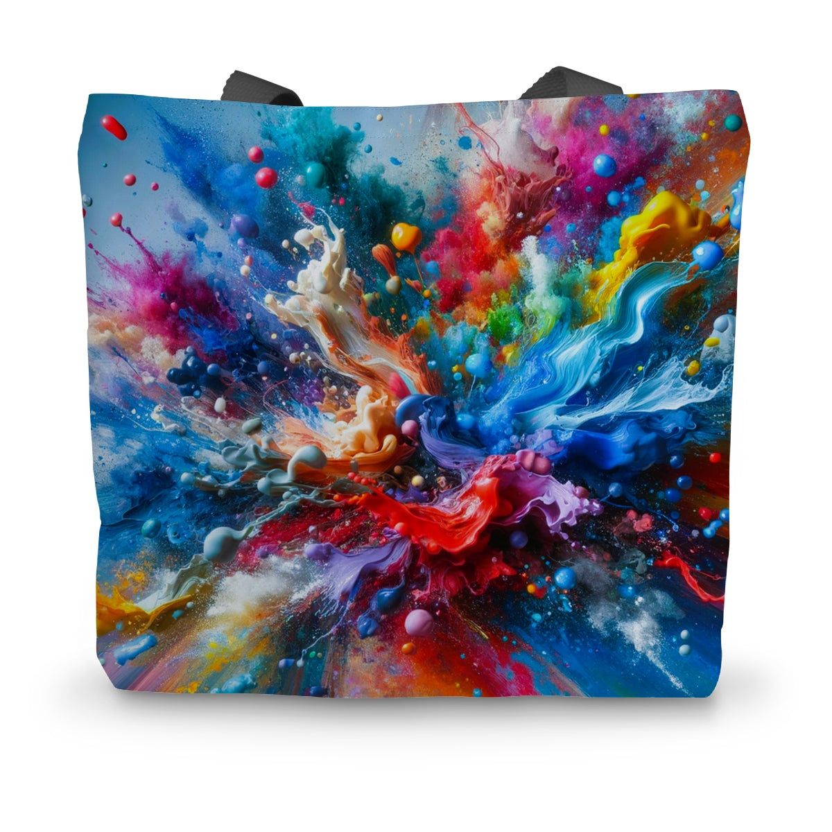 Colour Explode Canvas Tote Bag