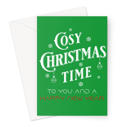 Cosy Christmas Time Greeting Cards  - Pack of 10 Cards