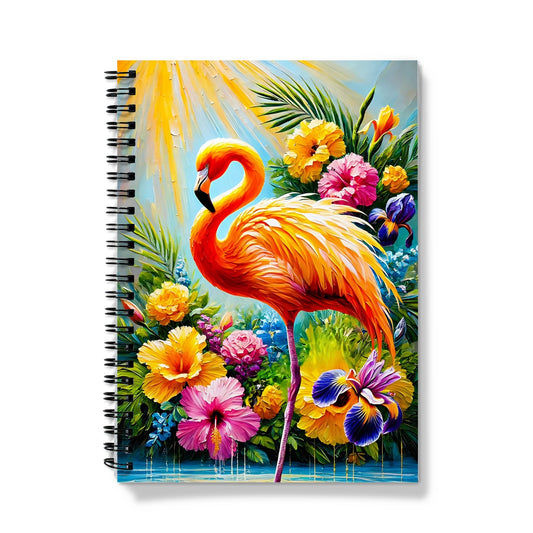 Yellow Flamingo Notebook