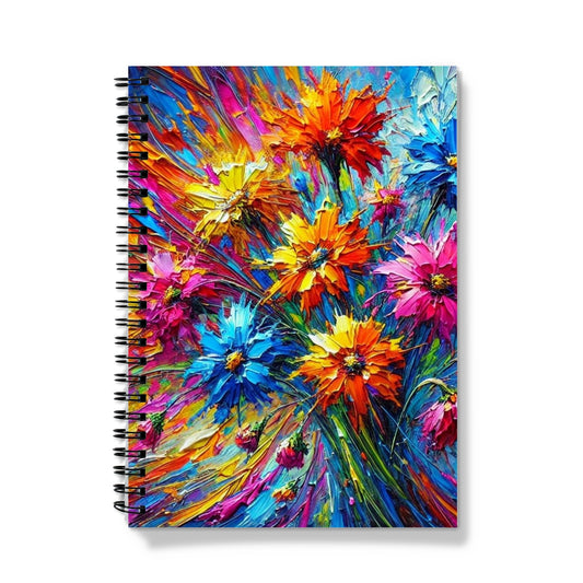 Wildflowers Impasto Notebook