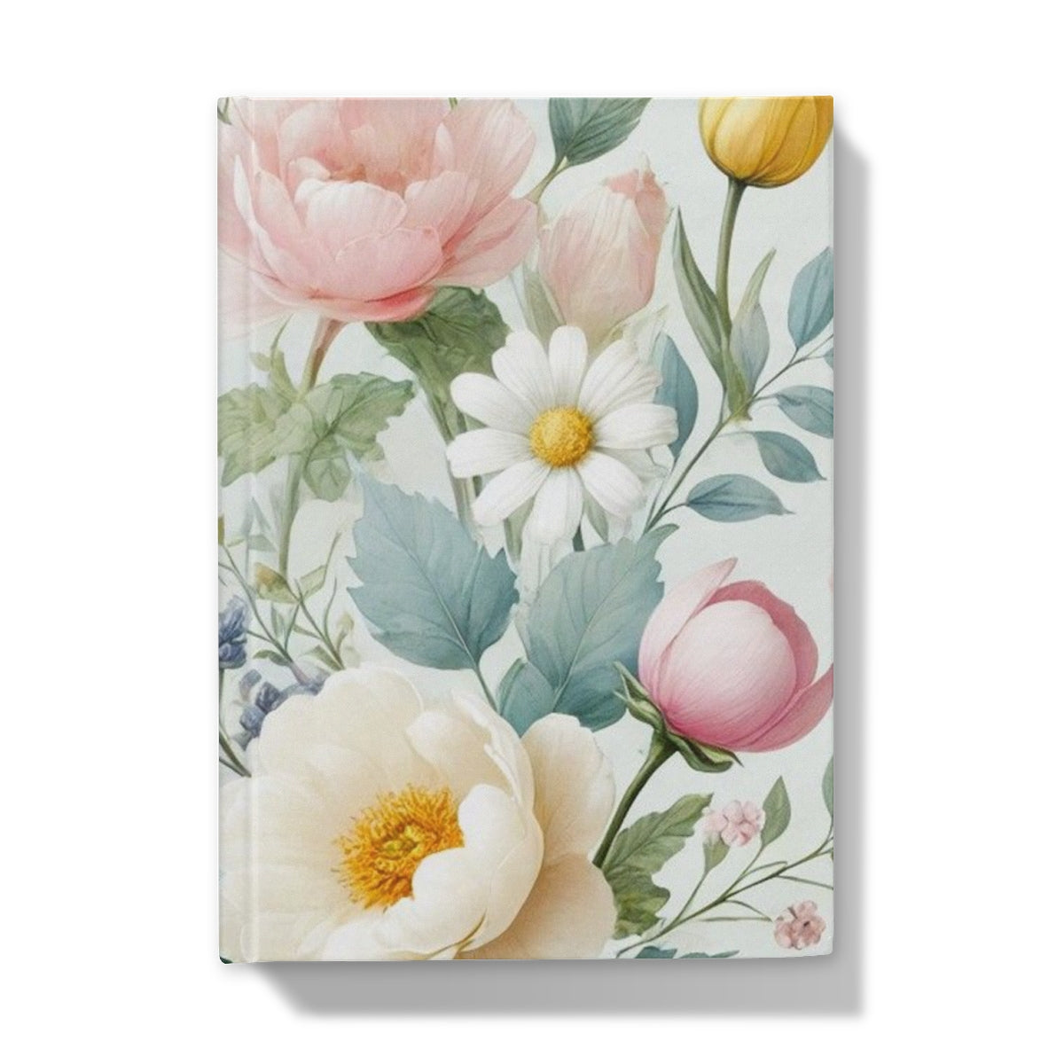 Spring Floral Patterns Hardback Journal