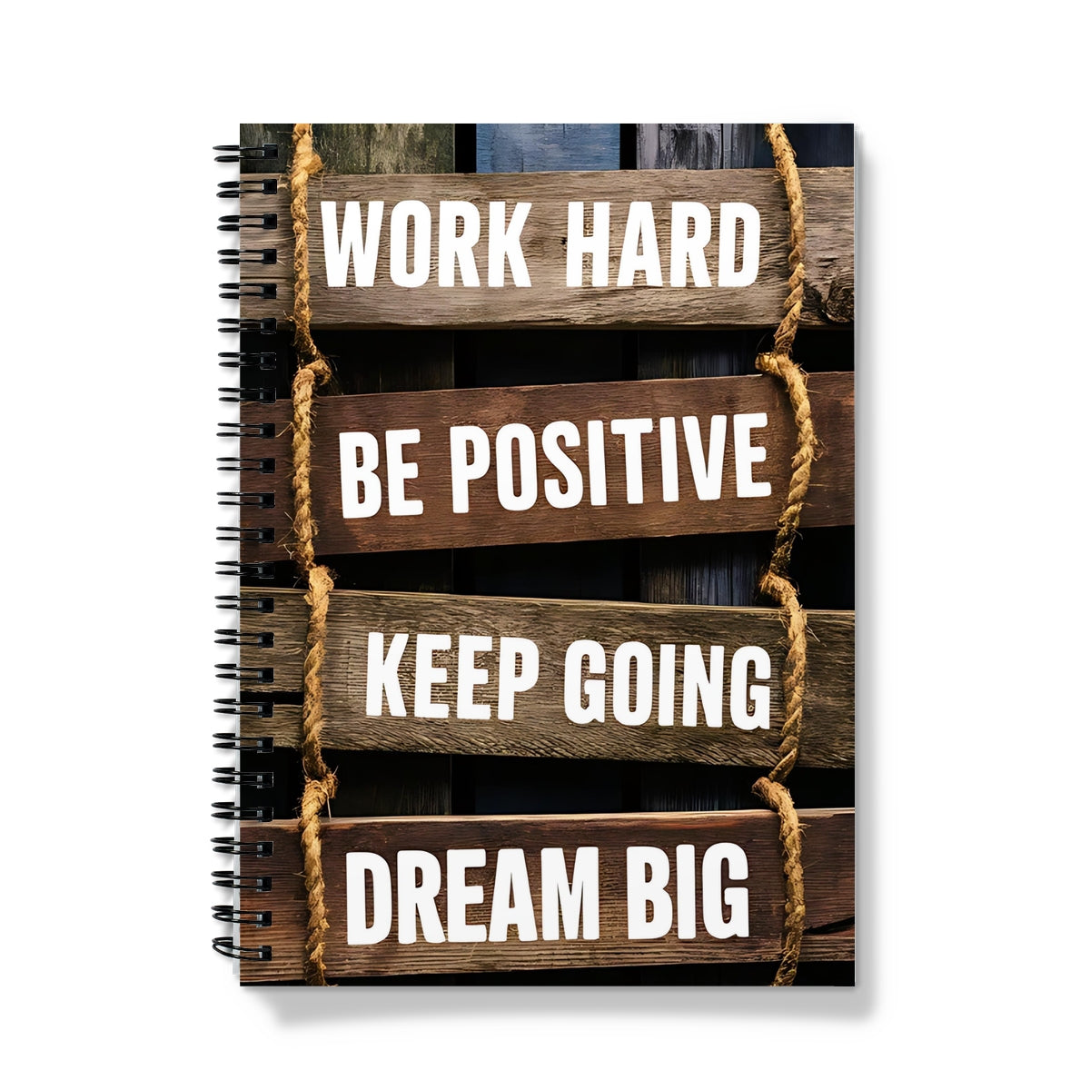 Work Hard Motivational Quotes Notebook