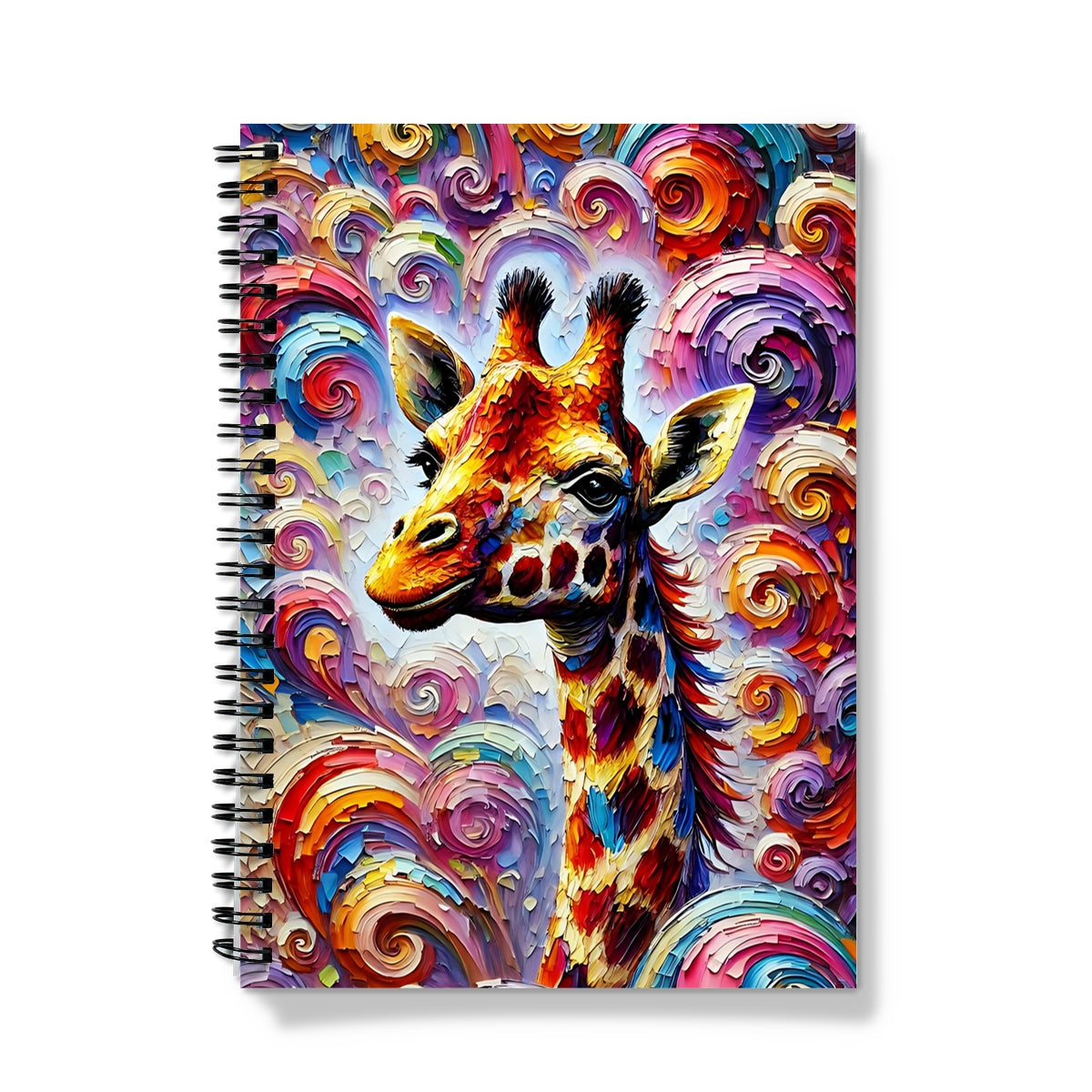 Cute Giraffe Spiral Notebook