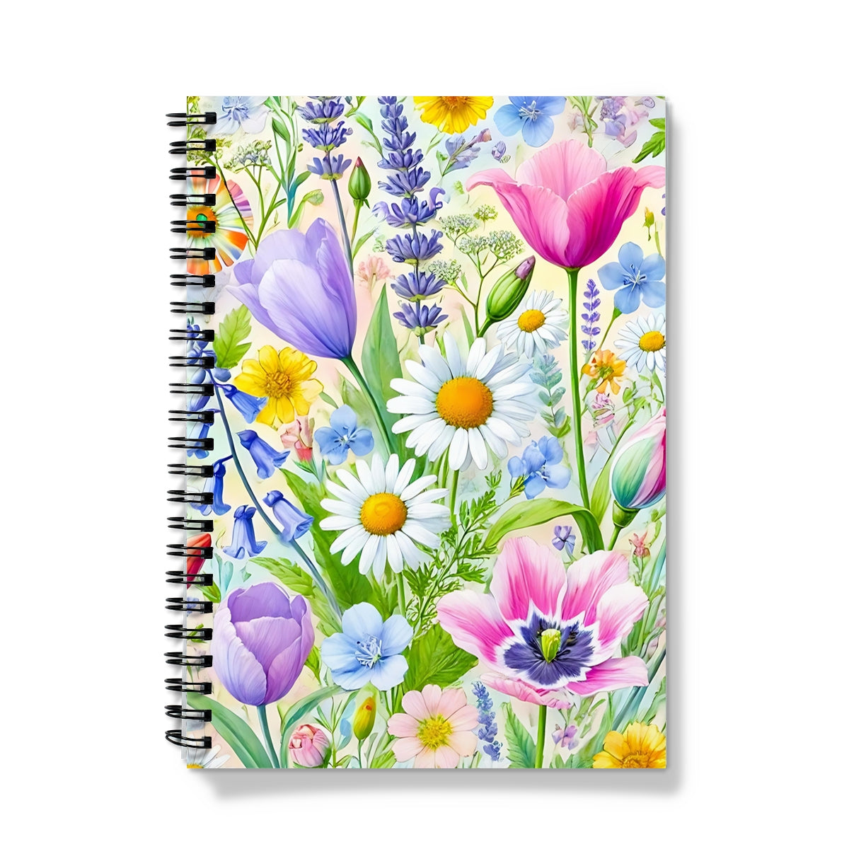 Mix of Wildflowers Spiral Notebook