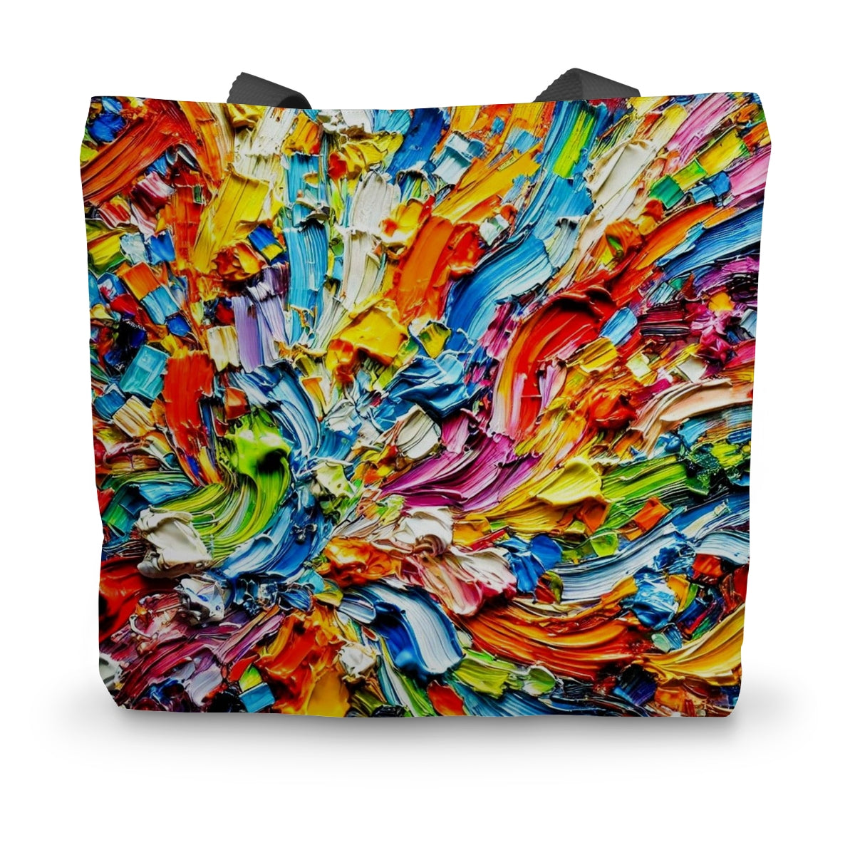 Acrylic Mash-up Canvas Tote Bag
