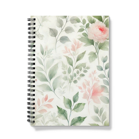 Floral Patterns Spiral Notebook