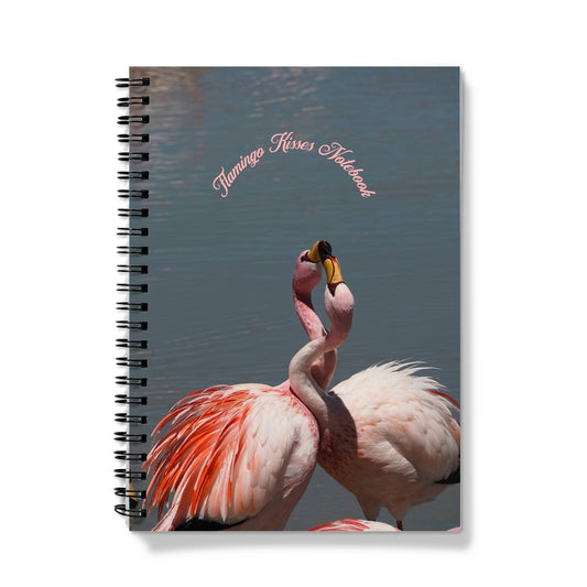 Flamingo Kisses Spiral Notebook