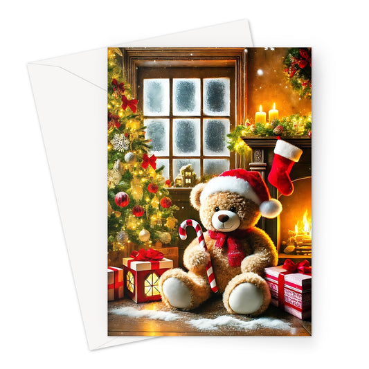 Christmas Bear Greeting Cards - Pack of 10 Cards