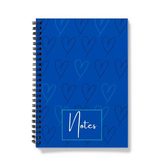 Paperdec Love Hearts Spiral Notebook