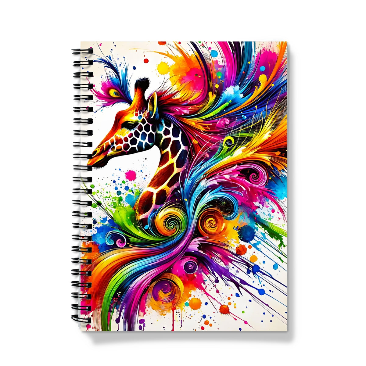 Pretty Giraffe Spiral Notebook