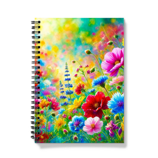 Wildflowers Petals Notebook