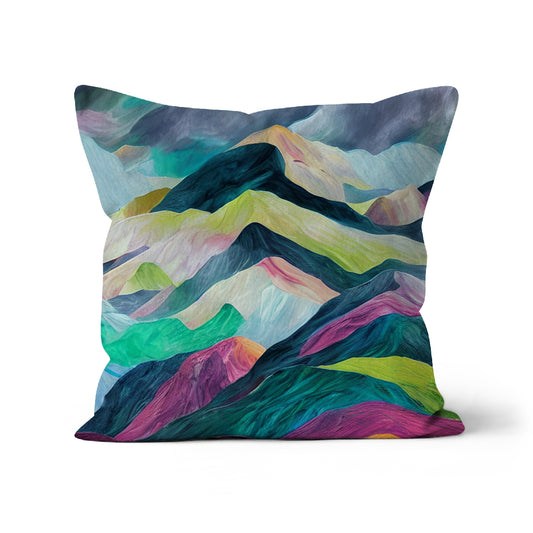 Surreal Mountains Cushion