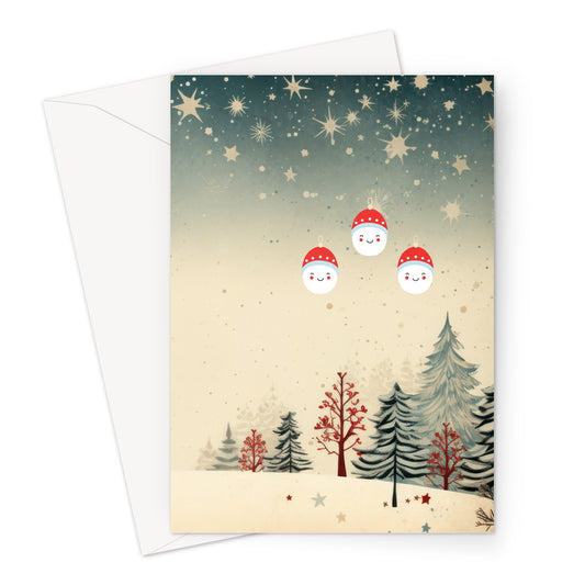 Christmas Silent Night Greeting Cards  - Pack of 10 Cards