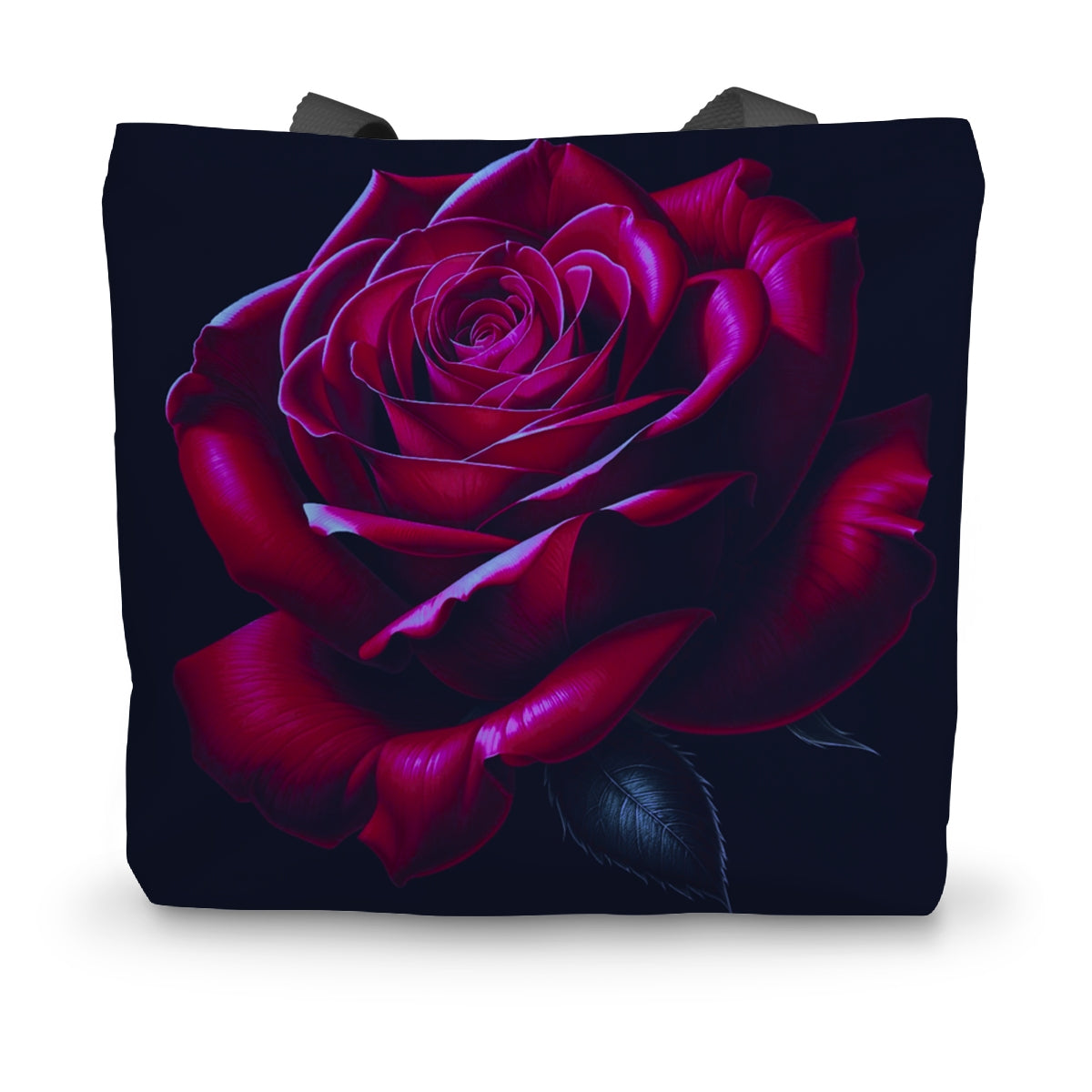 Dark Rose Canvas Tote Bag