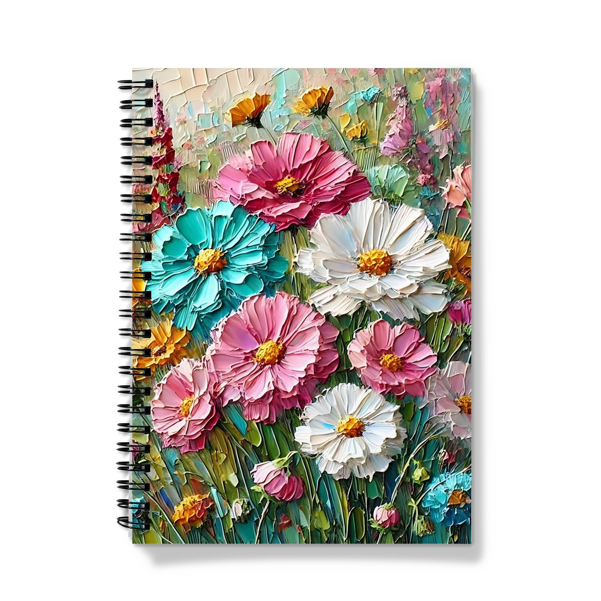 Mixed Wildflowers Spiral Notebook