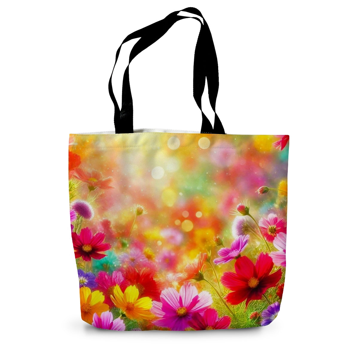 Wildflowers Watercolour Canvas Tote Bag