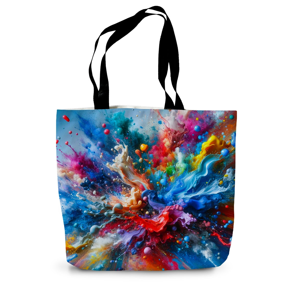 Colour Explode Canvas Tote Bag
