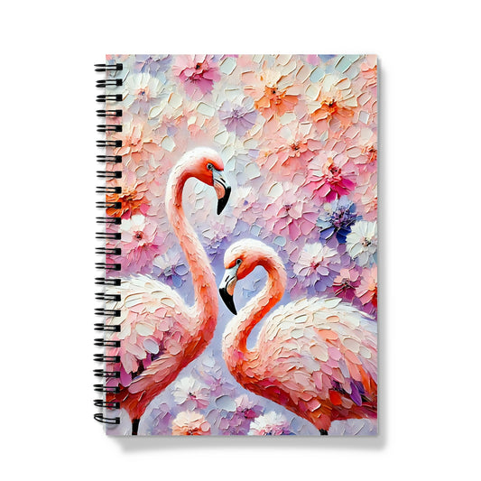 Two Flamingos Notebook