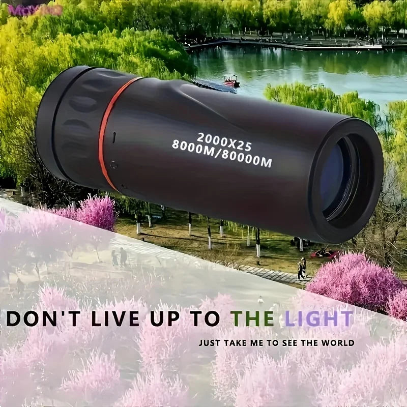 2000X25 HD Monocular Telescope, Compact & Portable