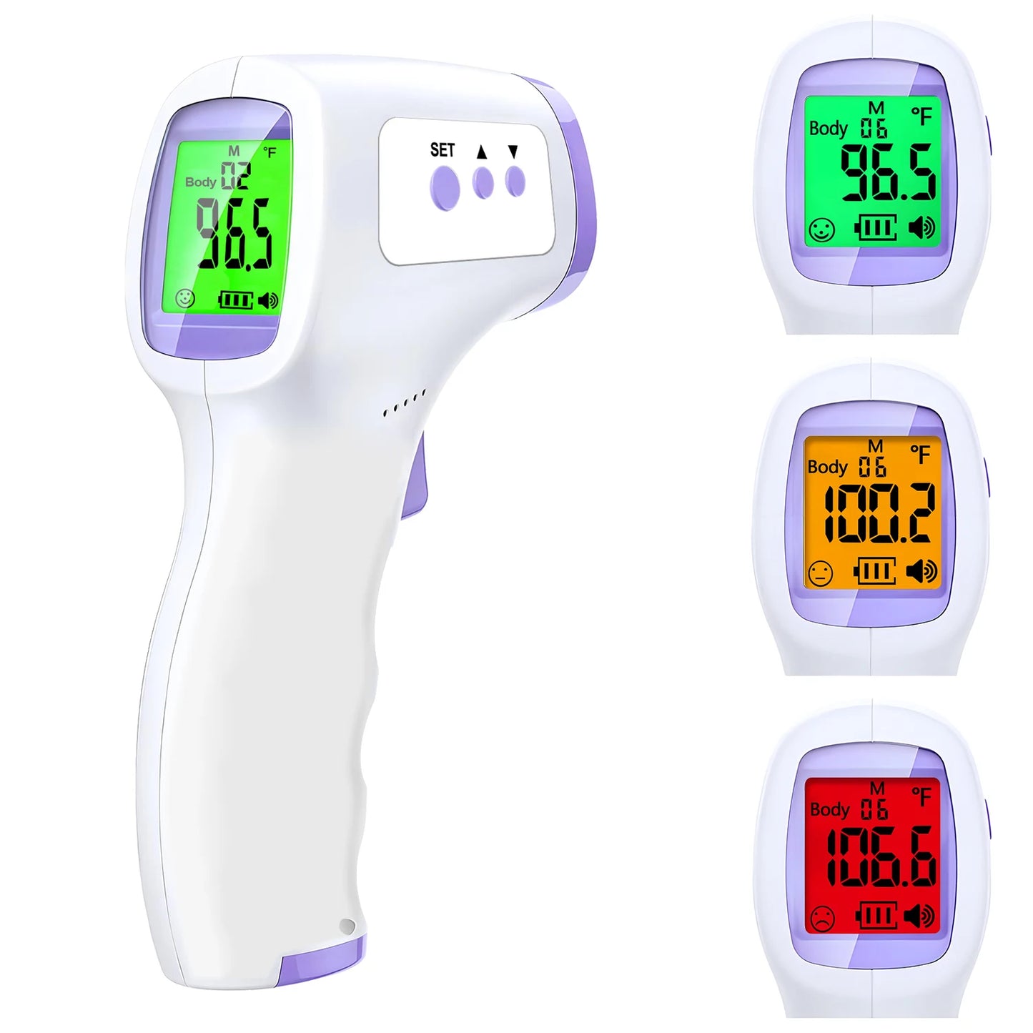 Digital Infrared Thermometer & Portable Pulse Oximeter Set