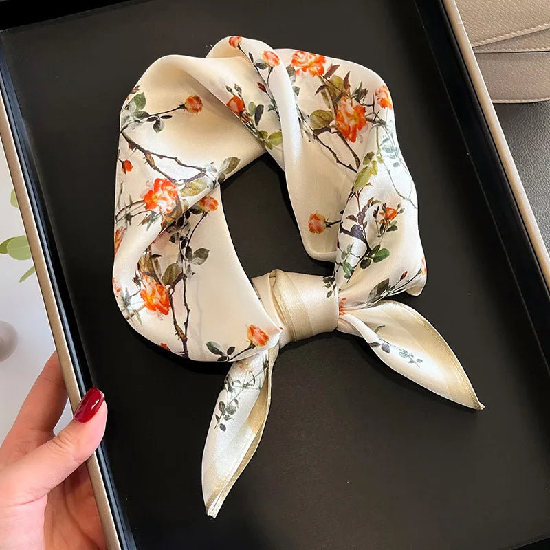 100% Mulberry Silk Scarf 53x53cm