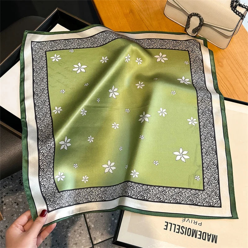 100% Mulberry Silk Scarf 53x53cm