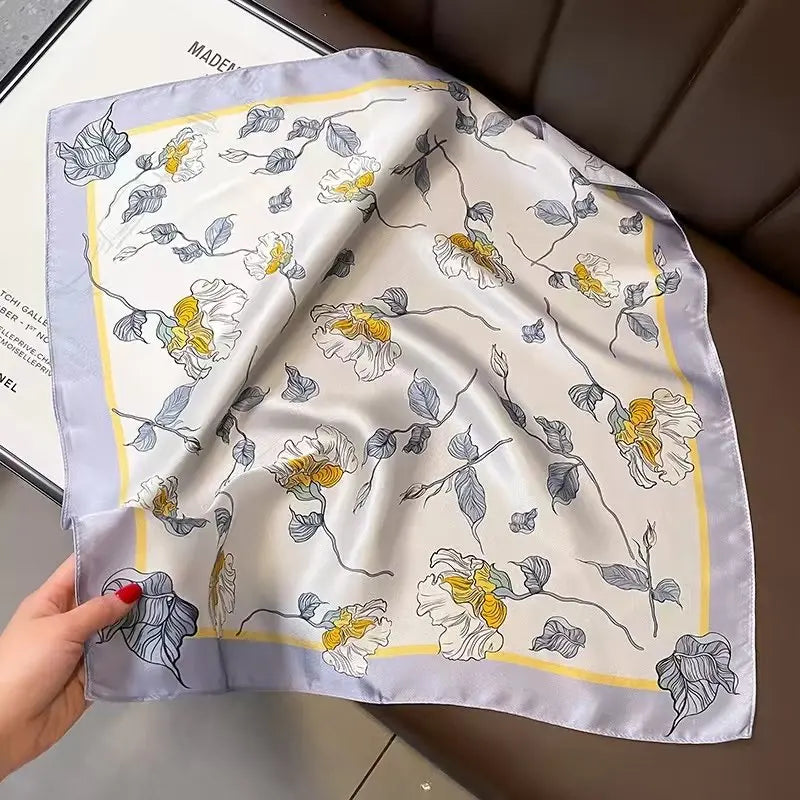 100% Mulberry Silk Scarf 53x53cm