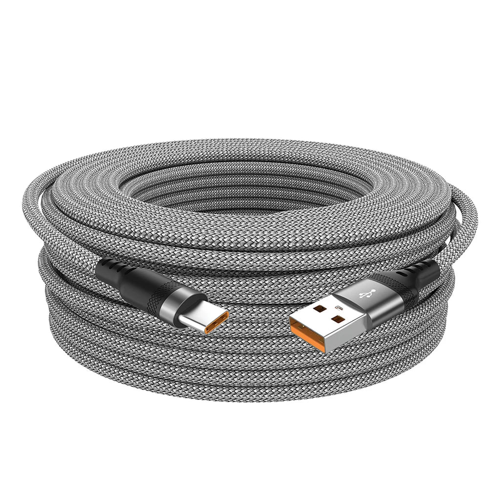 USB Type-C Cable 5A Super Fast Charging and Data Sync – 3m / 5m / 8m Extension Cable Universal