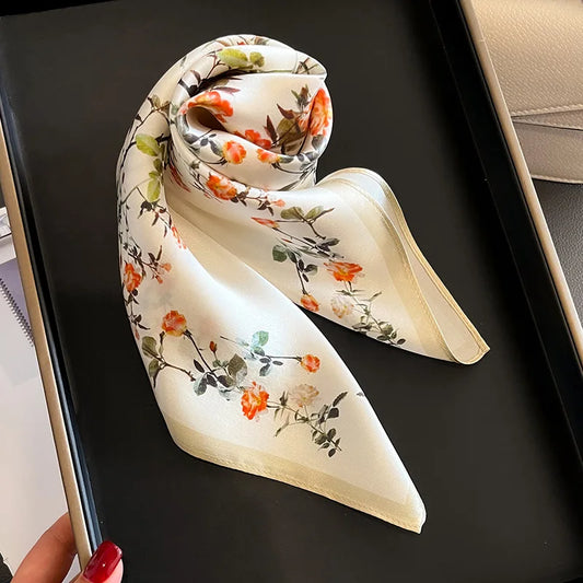 100% Mulberry Silk Scarf 53x53cm