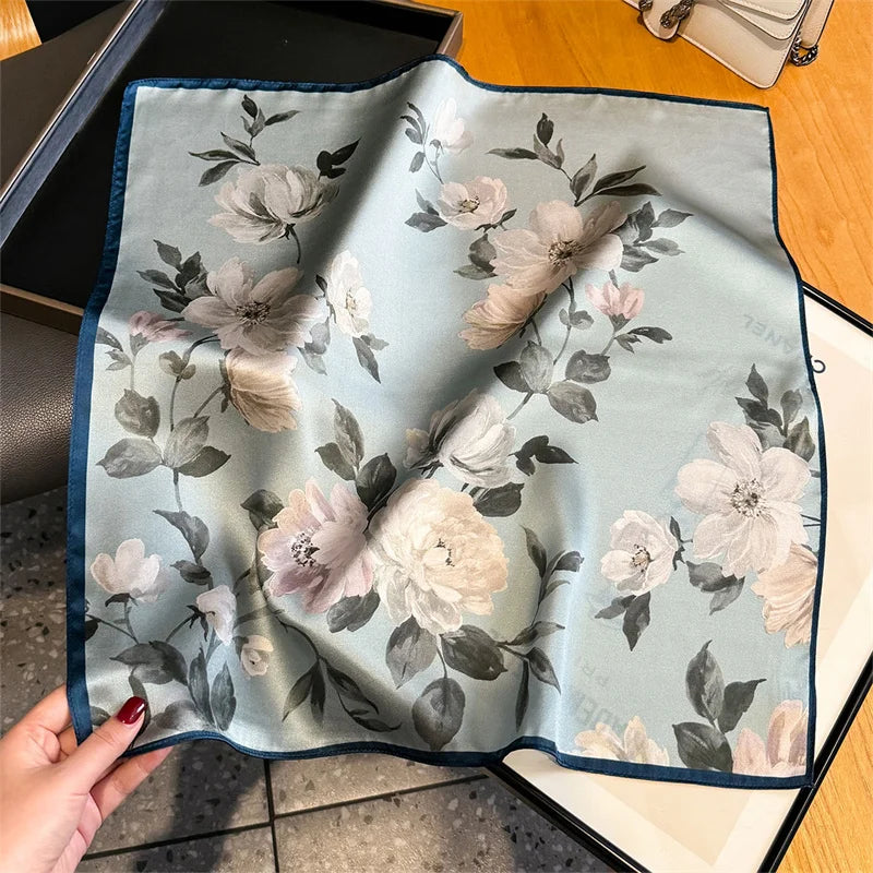 100% Mulberry Silk Scarf 53x53cm