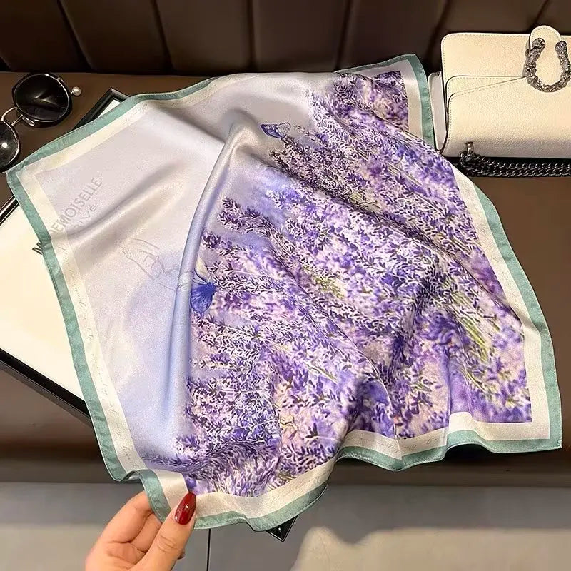 100% Mulberry Silk Scarf 53x53cm