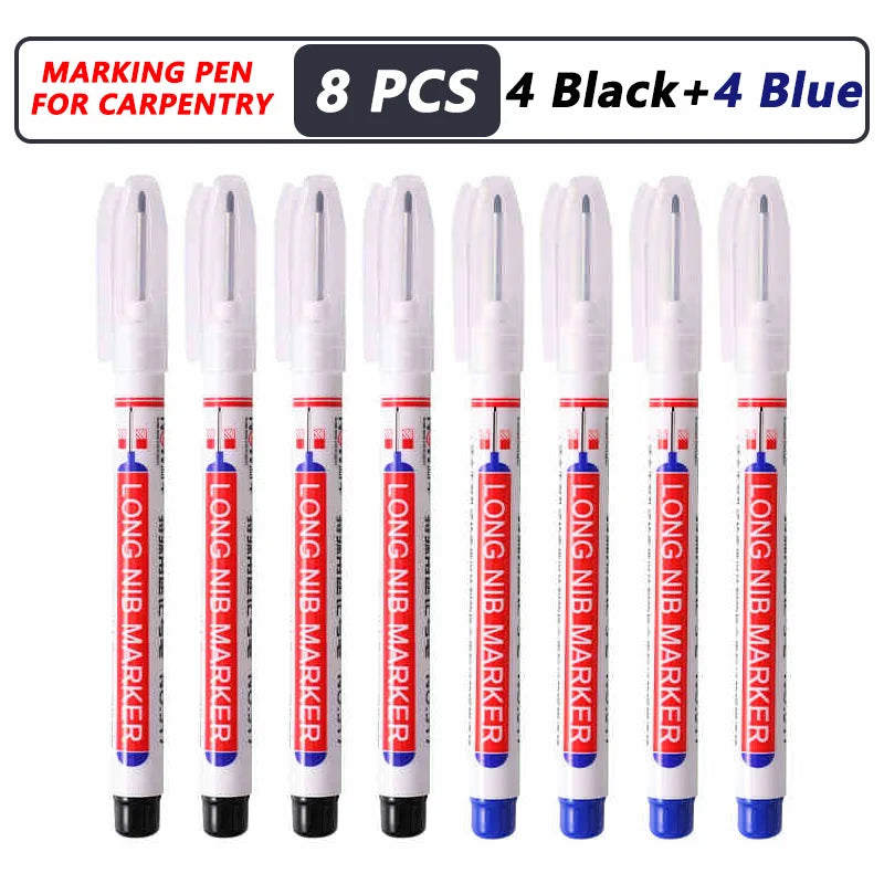 Long-tip Marker Pen – Specially Designed for Carpenters and Woodworkers