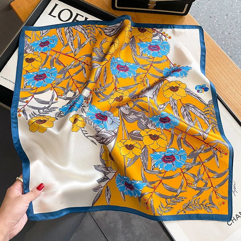 100% Mulberry Silk Scarf 53x53cm