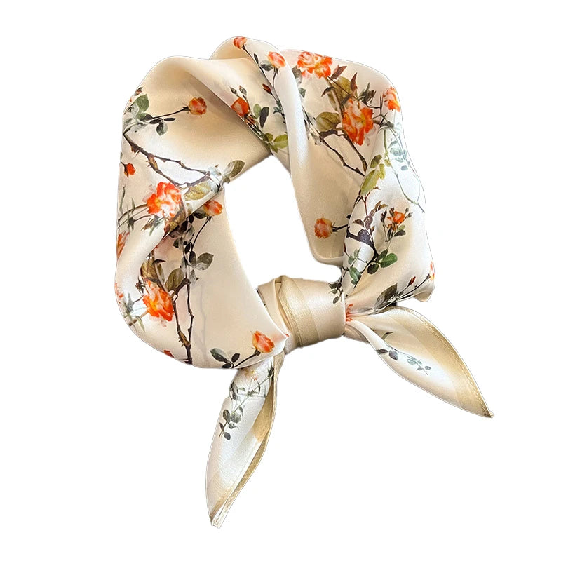 100% Mulberry Silk Scarf 53x53cm