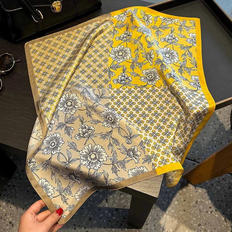 100% Mulberry Silk Scarf 53x53cm