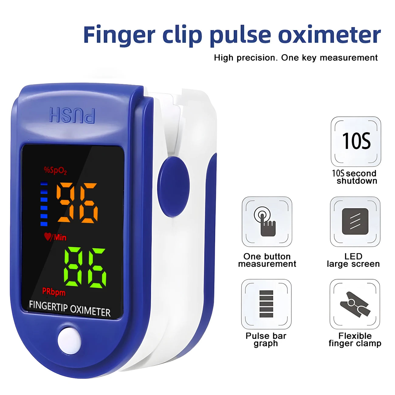 Digital Infrared Thermometer & Portable Pulse Oximeter Set