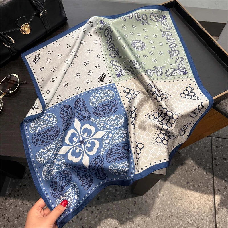 100% Mulberry Silk Scarf 53x53cm