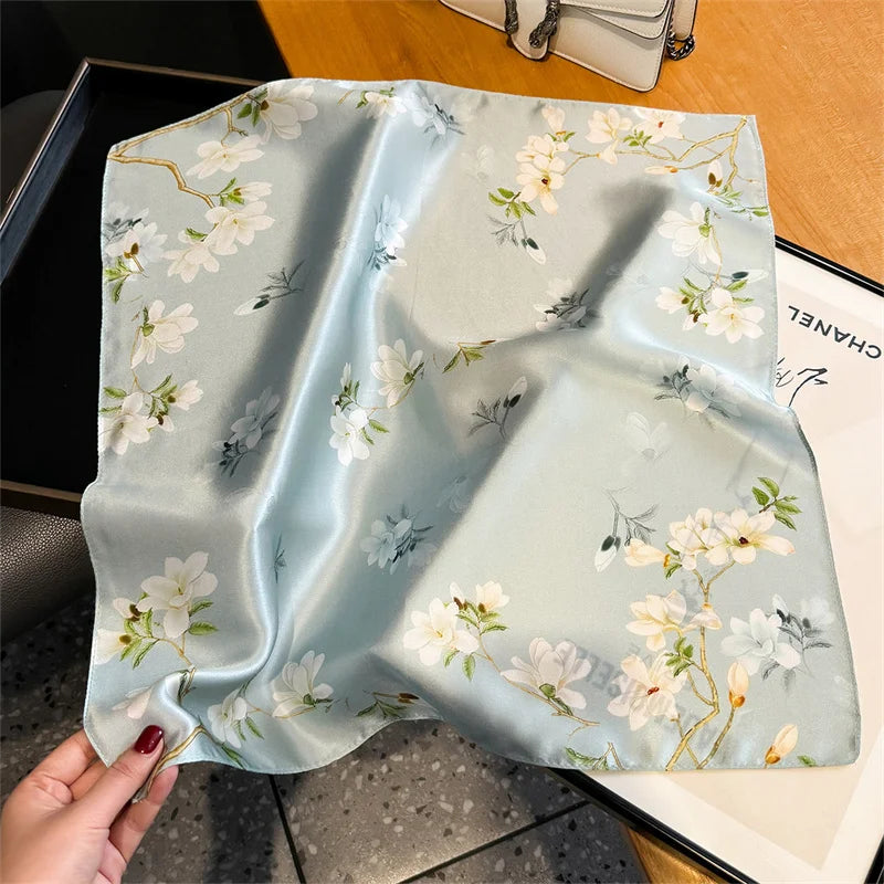 100% Mulberry Silk Scarf 53x53cm
