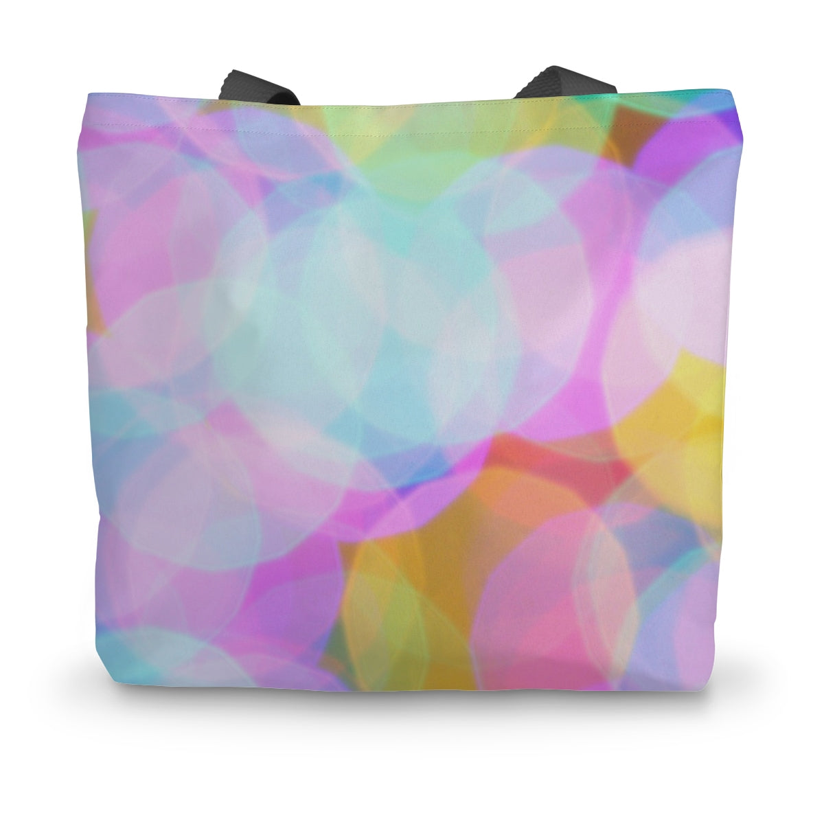 Abstract Circles Canvas Tote Bag