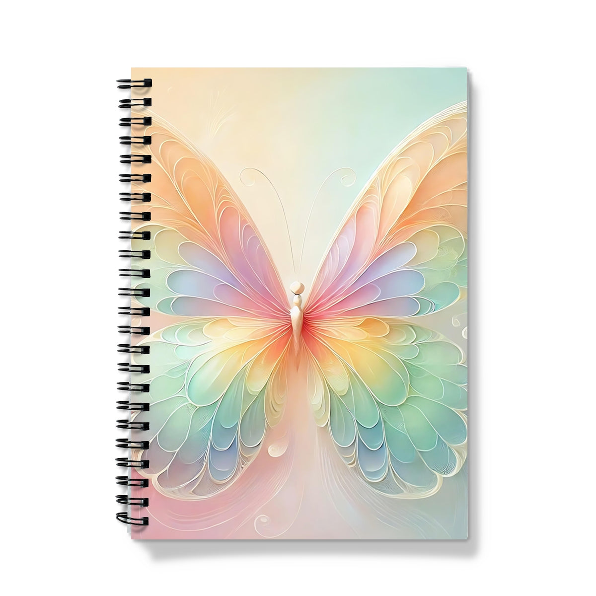 Whimsical Butterfly Spiral Notebook