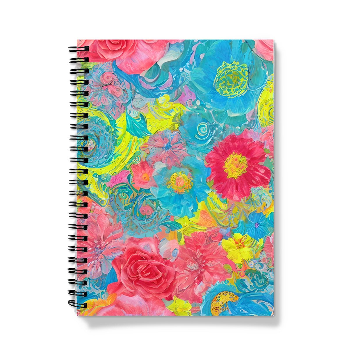 Abstract Flowers Notebook - Paperdec