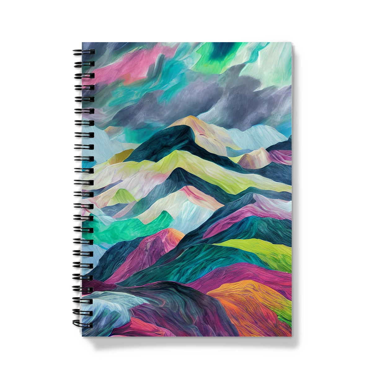 Surreal Mountains Spiral Notebook