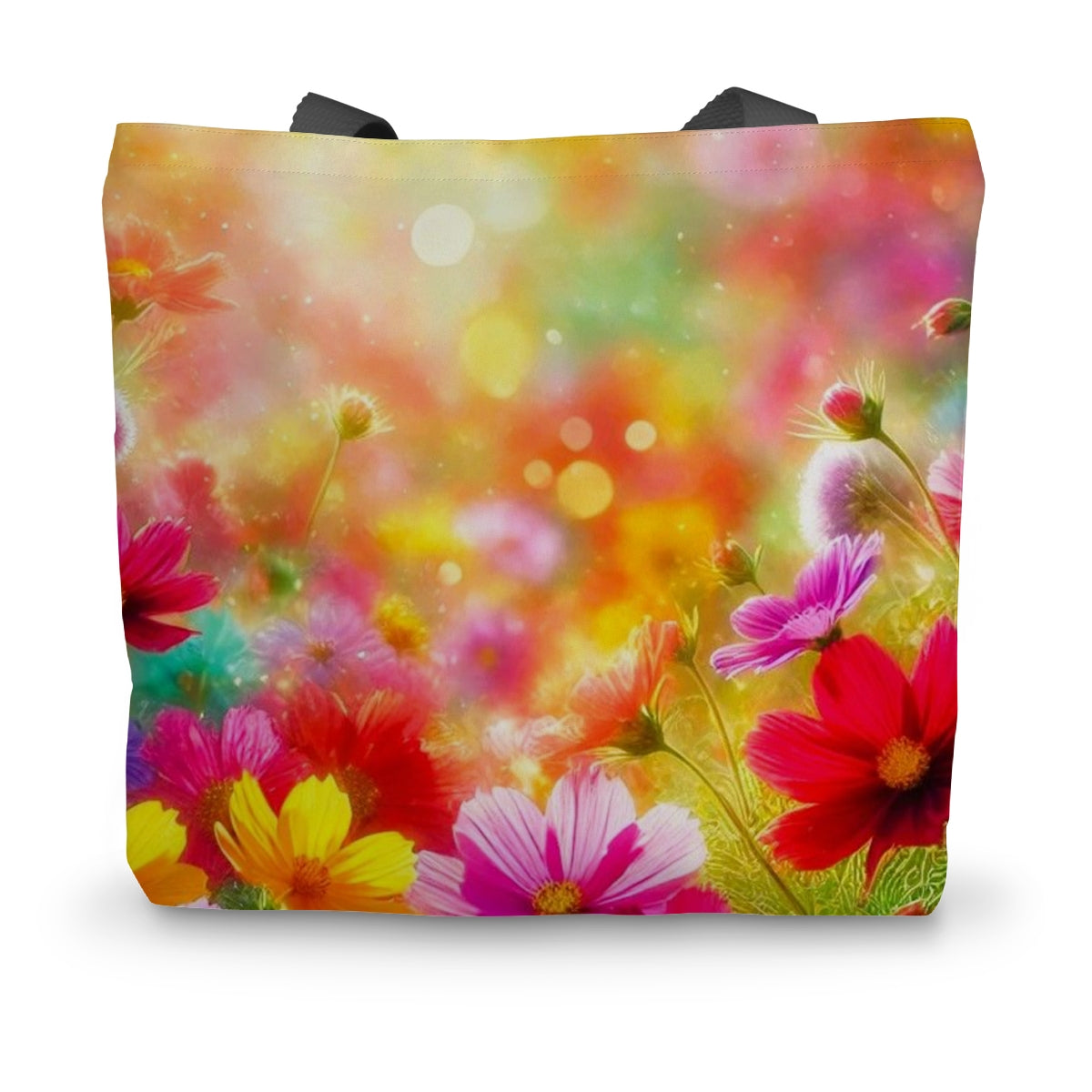 Wildflowers Watercolour Canvas Tote Bag