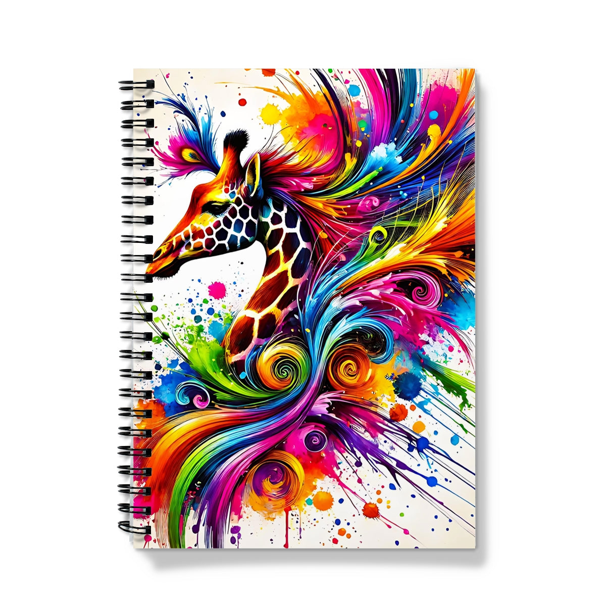 Pretty Giraffe Spiral Notebook