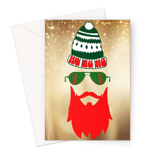 Father Christmas Ho Ho Ho Greeting Cards - Pack of 10 Cards