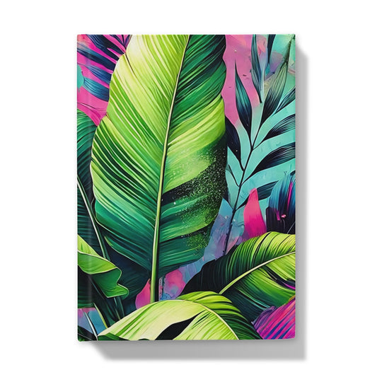 Tropical Banana Leaf Hardback Journal