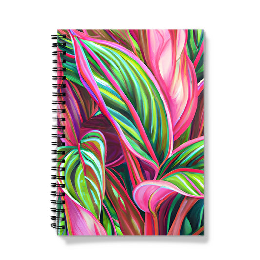 Tropical Leaves Notebook