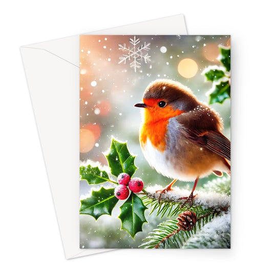 Christmas Robin Greeting Cards - Pack of 10 Cards